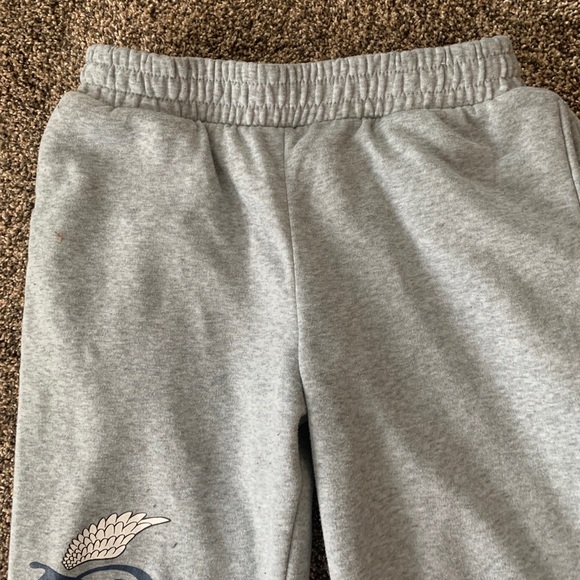 Hearts Collective Sweatpants Fleece Angel Wings Graphic Workout Comfy Y2k Size L - Picture 3 of 12